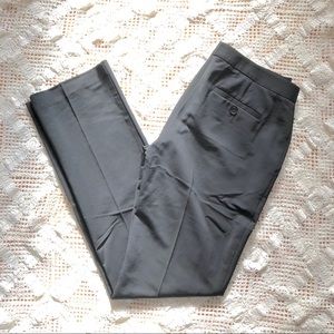 Theory Summer Black Straight Leg Trouser Pant NWOT